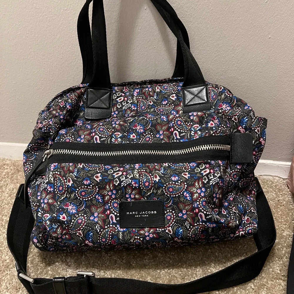 Marc‎ Jacobs new york Garden Paisley printed nylon diaper bag $320
